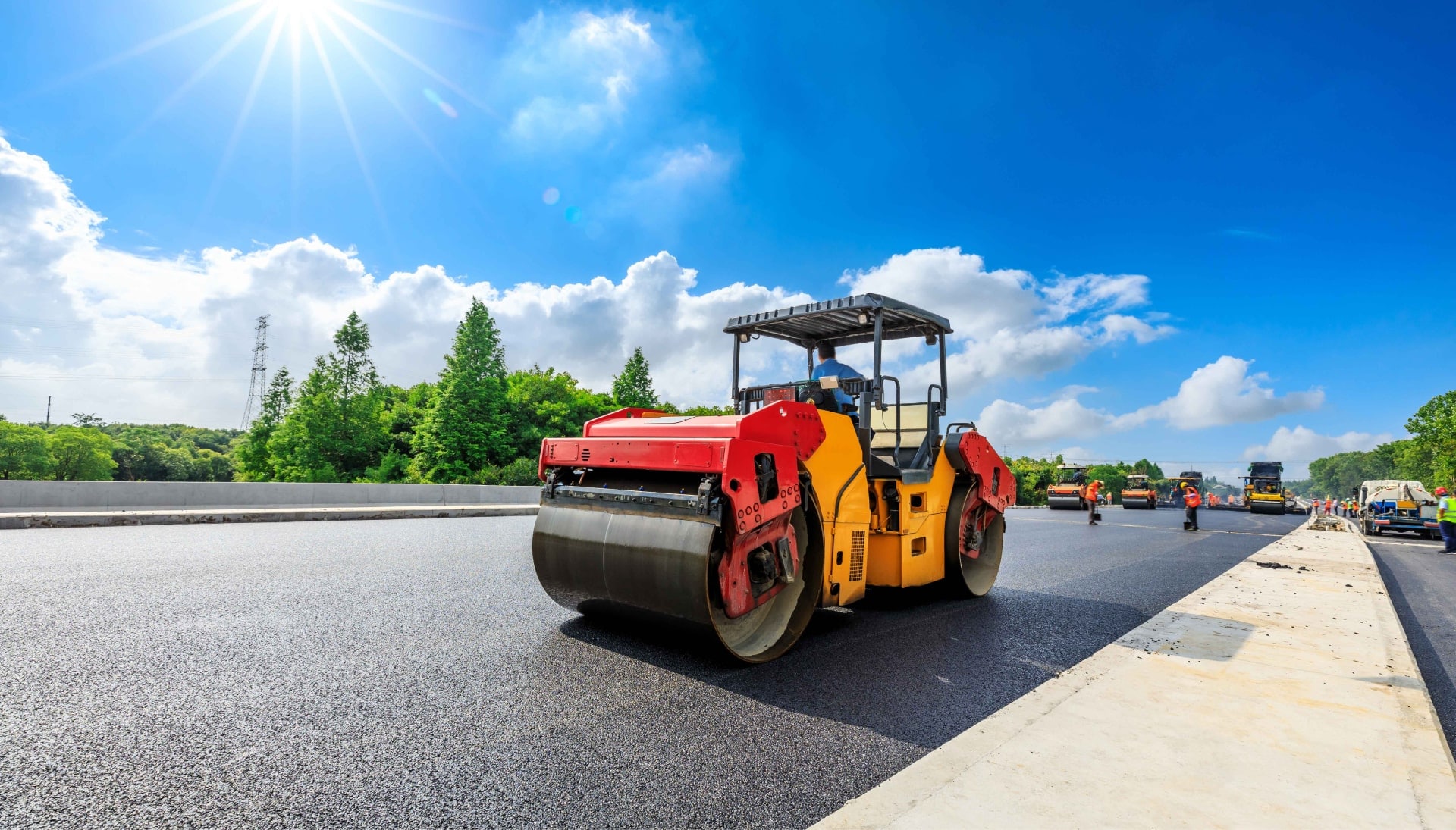 Smooth asphalt paving in Canton,OH creates durable surfaces.